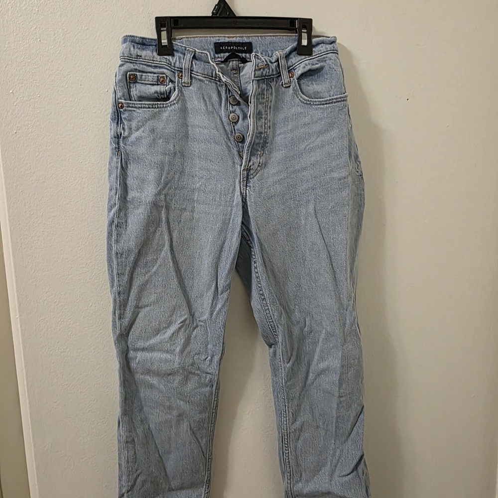 Aeropostale Button Fly Mom Jeans